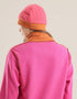 Reversible hat with hand embroidery